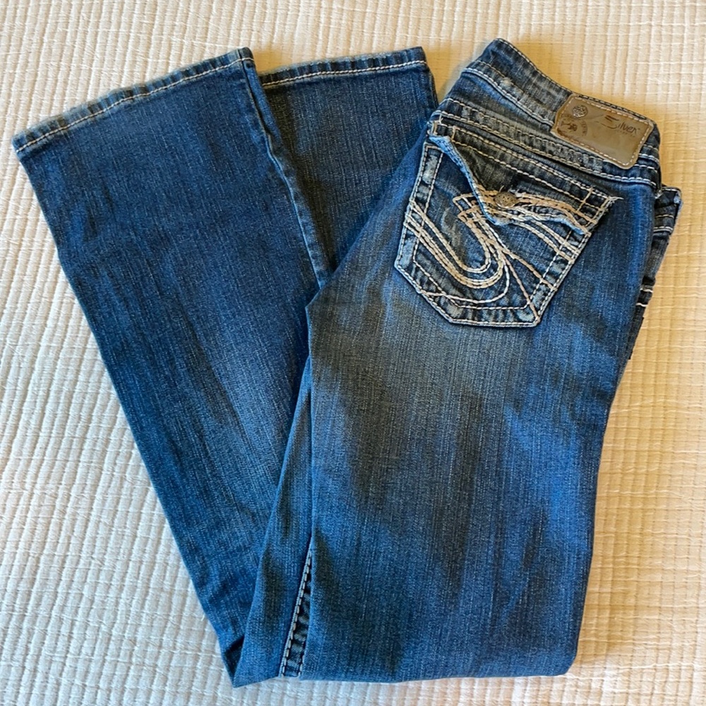 Silver pioneer jeans